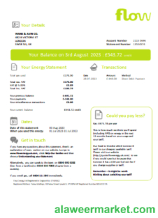 Flow Energy utility business bill,  SCR